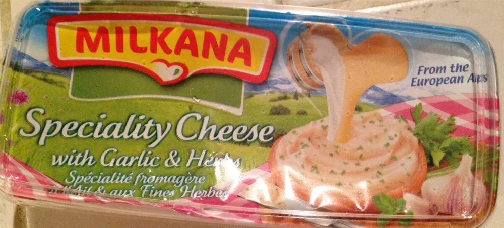 Specialty cheese with garlic & herbs