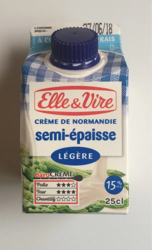 Crème de Normandie demi épaisse