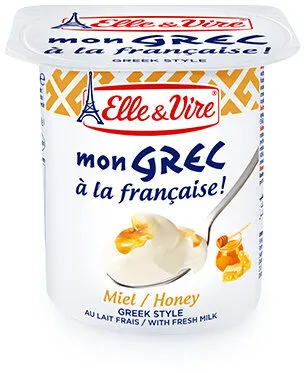 Elle & vire desserts lactes mon grec miel