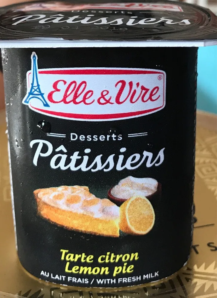 Desserts Pâtissiers -Tarte Citron