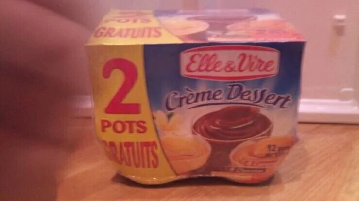 Crème Dessert 12 Pots De 125grs