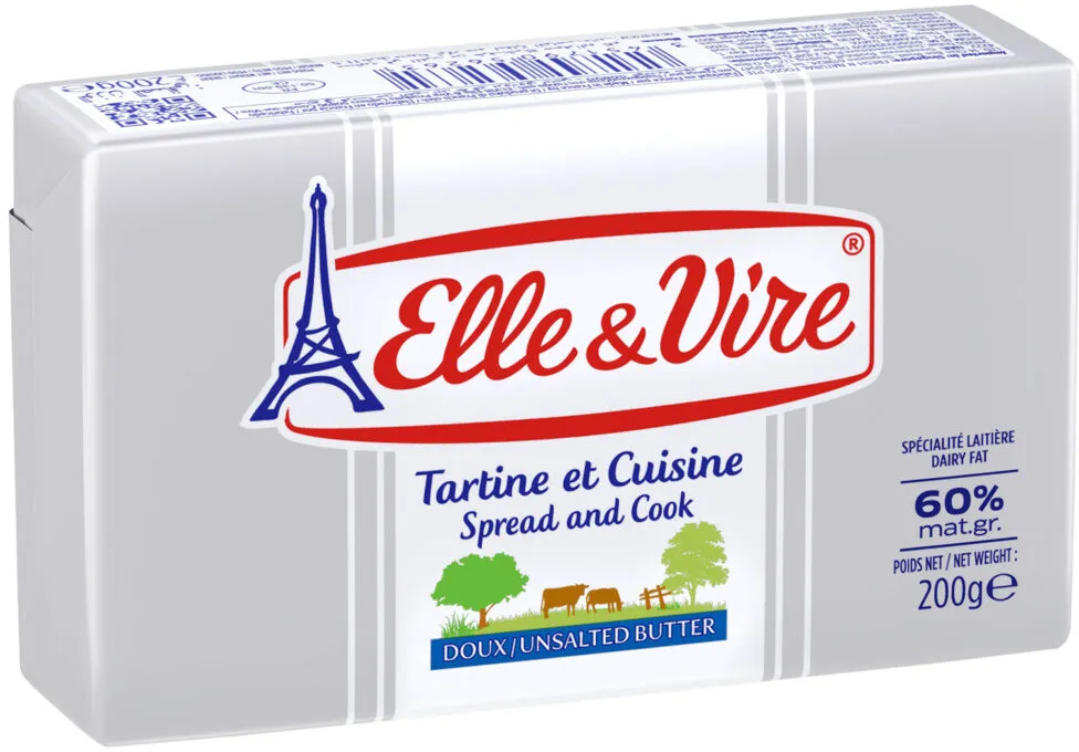 Le Beurre Tartine Et Cuisine Doux 60% MG