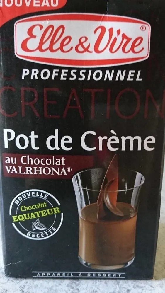 Appareil Pour Pot De Crème Au Chocolat Valrhona