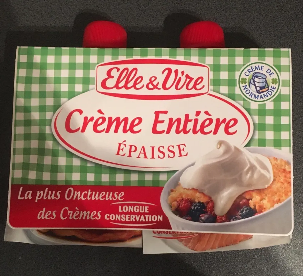 Crème entière épaisse