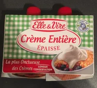 Crème entière épaisse