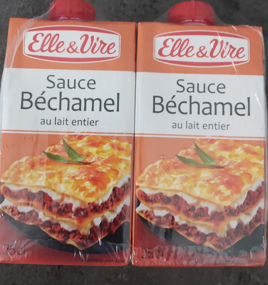 La Sauce Béchamel UHT au lait entier en brique