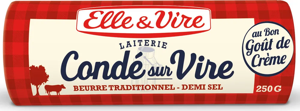 Le Beurre de Condé-sur-Vire demi-sel