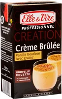 Elle & Vire Professional Dessert Base Crème Brûlée- 1 Litre