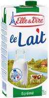Lait écrémé stérilisé UHT - Longue conservation