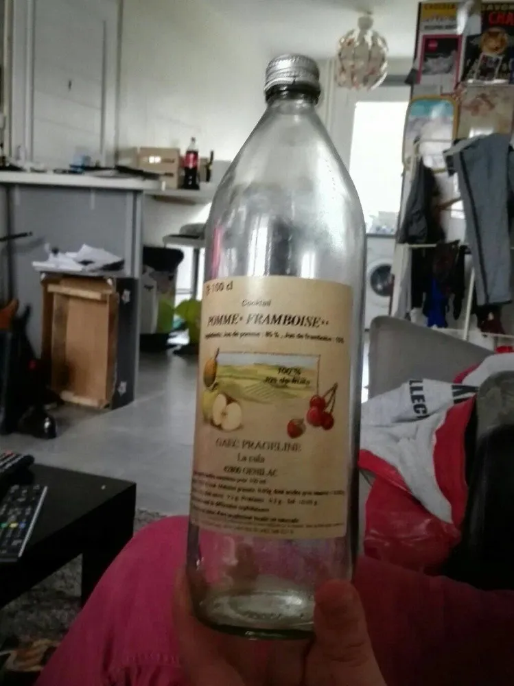 Cocktail pomme framboise