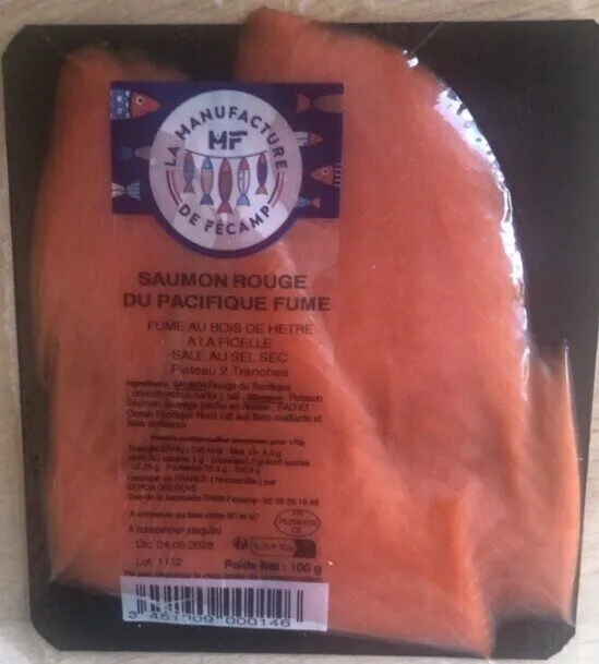 Saumon rouge pacifique fumé