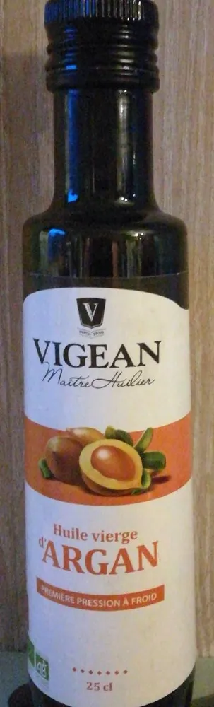 Huile vierge d'argan bio