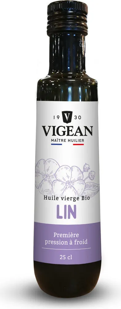 HUILE VIERGE DE LIN BIO