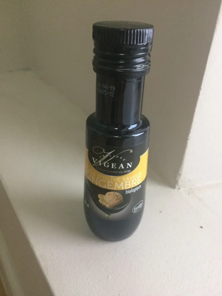 Huile Olive Saveur Gingembre