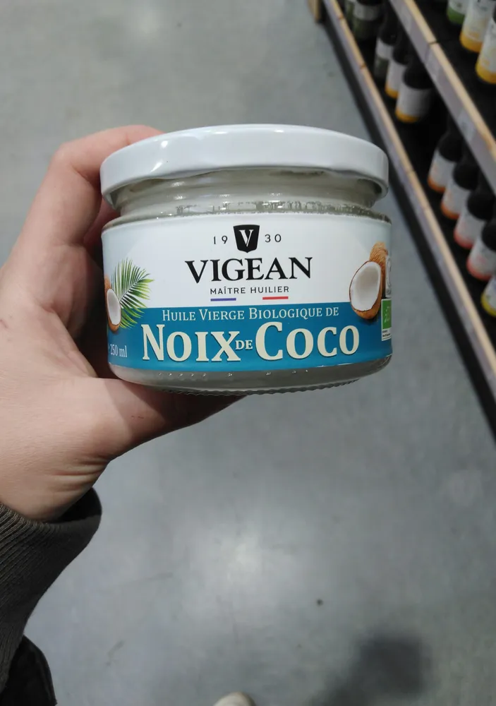Huile Vierge De Noix De Coco Biologique