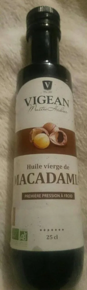 Huile vierge de macadamia