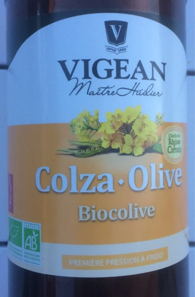 Huile Colza Olive Biocolive