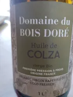 Huile de colza vierge bio