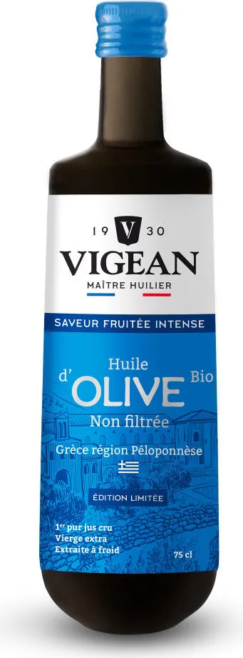 Huile d'olive non filtrée Grèce