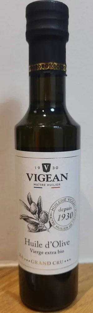 Huile d'olive vierge extra bio grand cru
