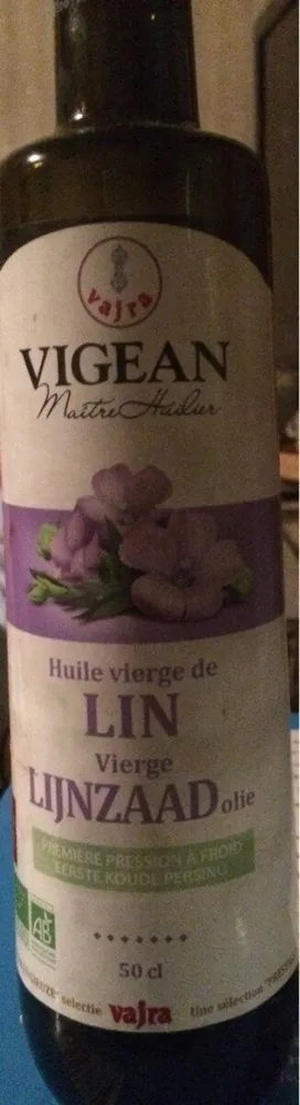 Huile vierge Bio Lin