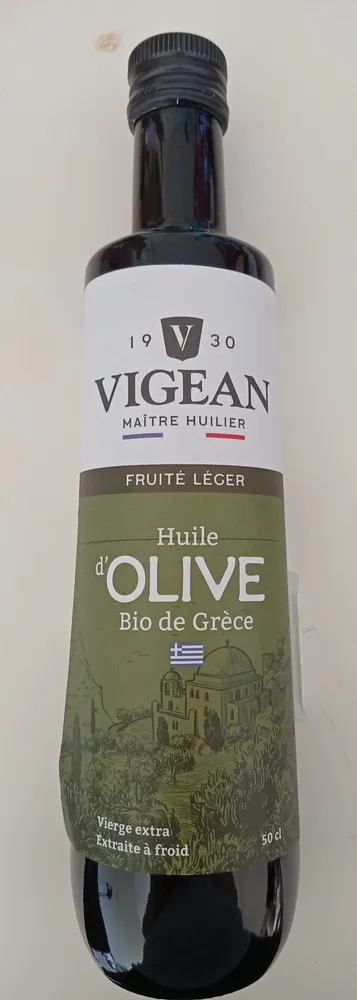 Huile d'olive bio de Grèce