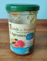 Confitures Bio 3 agrumes
