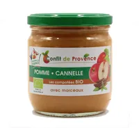 Compote bio pomme canelle