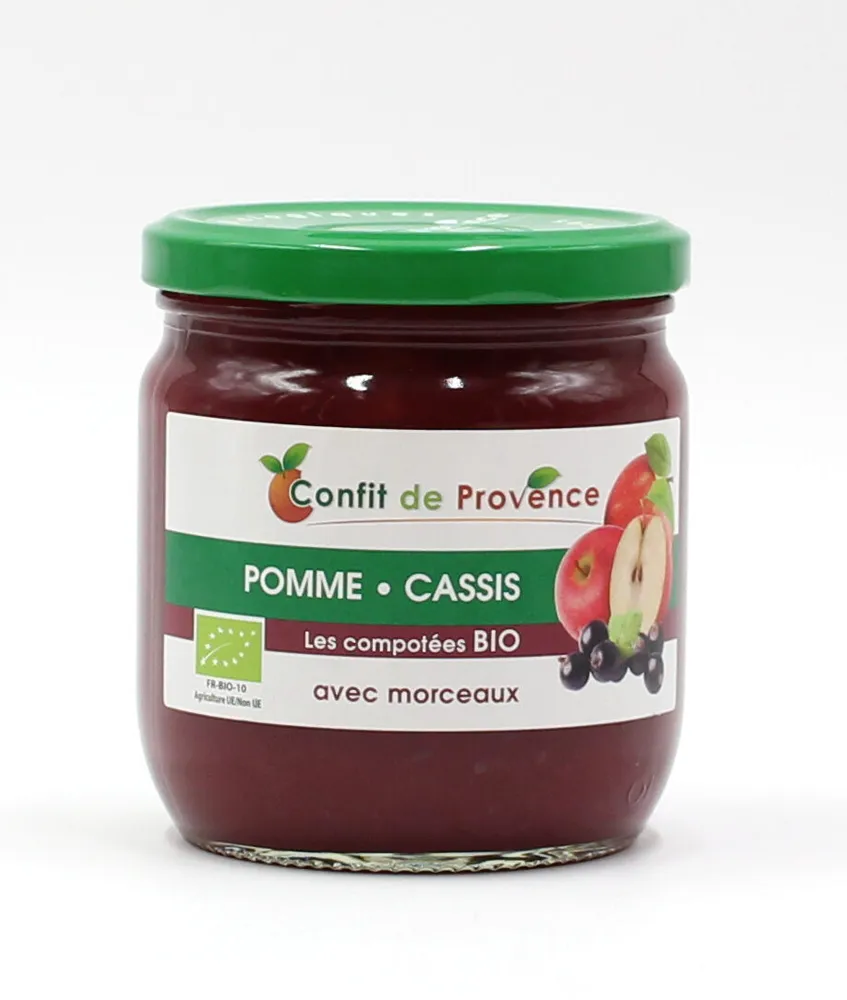Compote pomme cassis