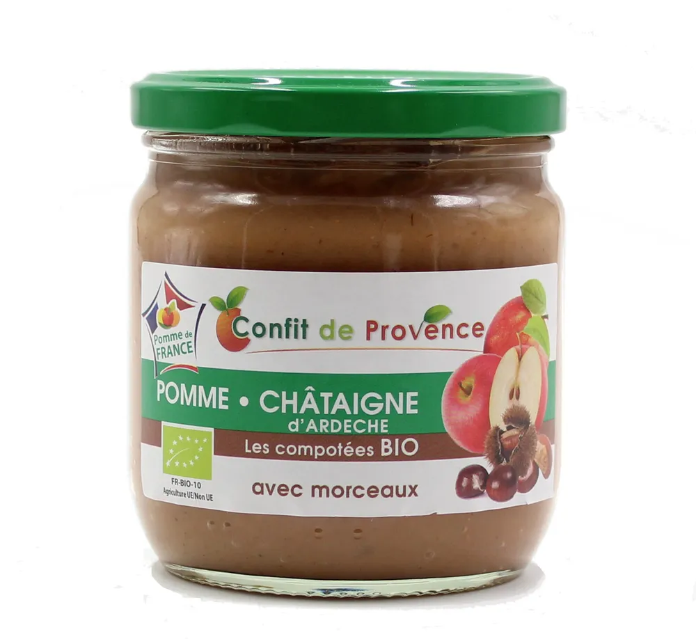Compote avec morceaux : pomme de France