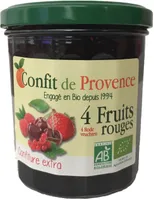 4 fruits rouge