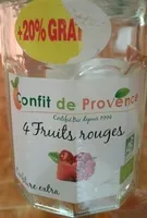 4 fruits rouge