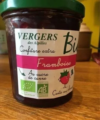Confiture de framboise au sucre de canne Bio