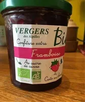 Confiture de framboise au sucre de canne Bio
