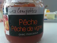 les compotées pêche de vigne