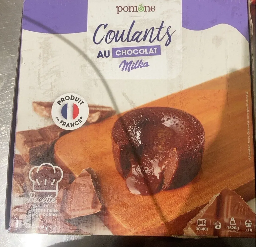 Coulants au chocolat milka