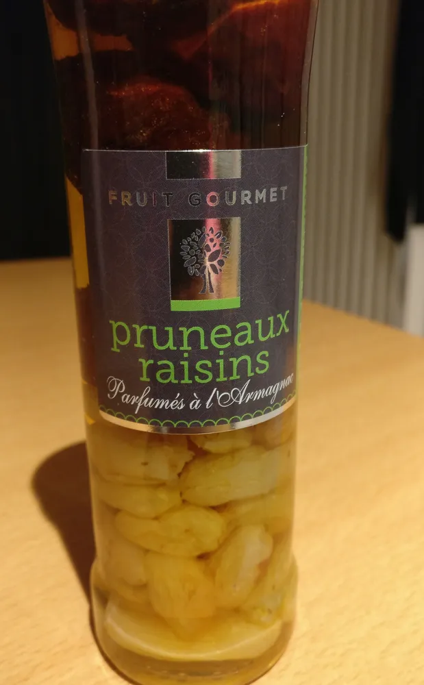 pruneaux raisins parfumés à l'armagnac
