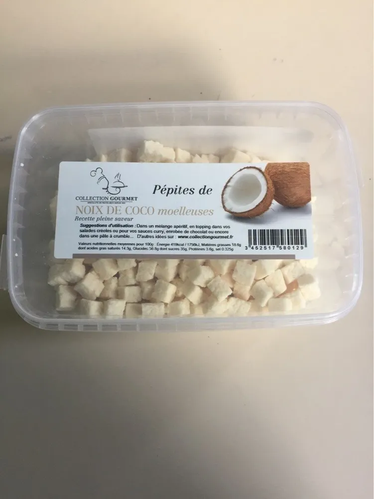 Pepites de noix de coco moelleuses