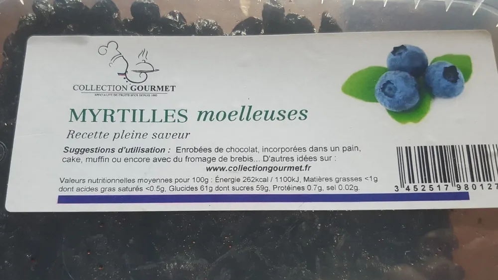 Myrtilles moelleuses