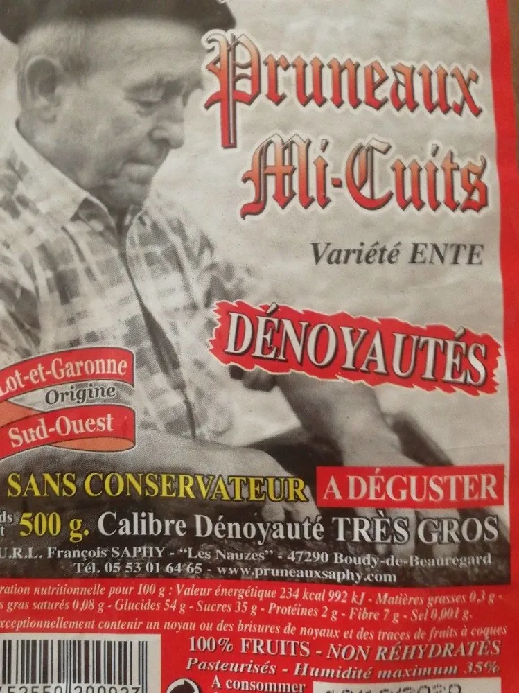 Pruneaux mi-cuits