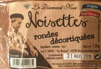 Noisettes rondes decortiquées