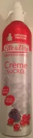 Crème Fouettée Sucrée Uht