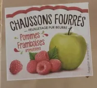 Chaussons fourrés Pommes Framboise