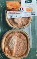 Tartelettes de la mer Saumon emmental