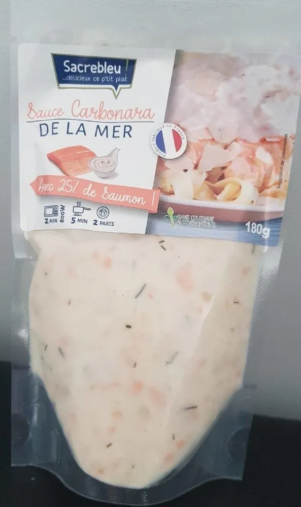 Sauce carbonara de la mer