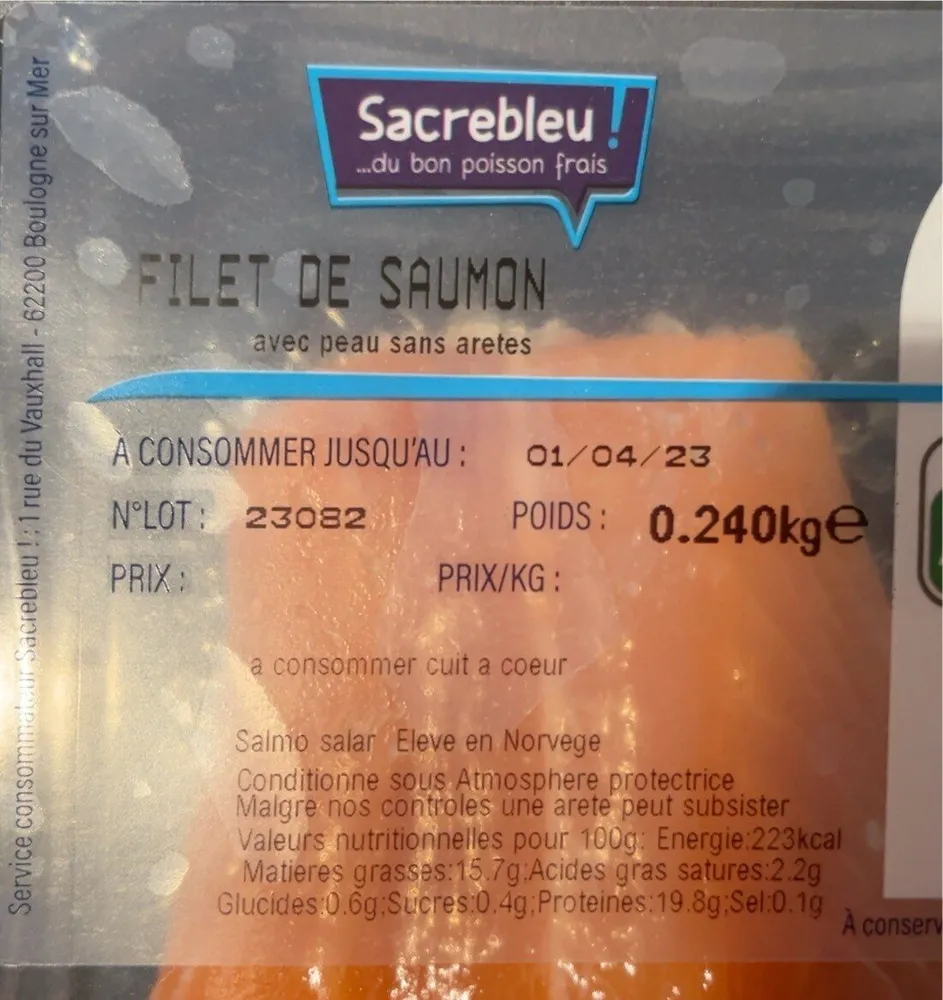 Filet de saumon