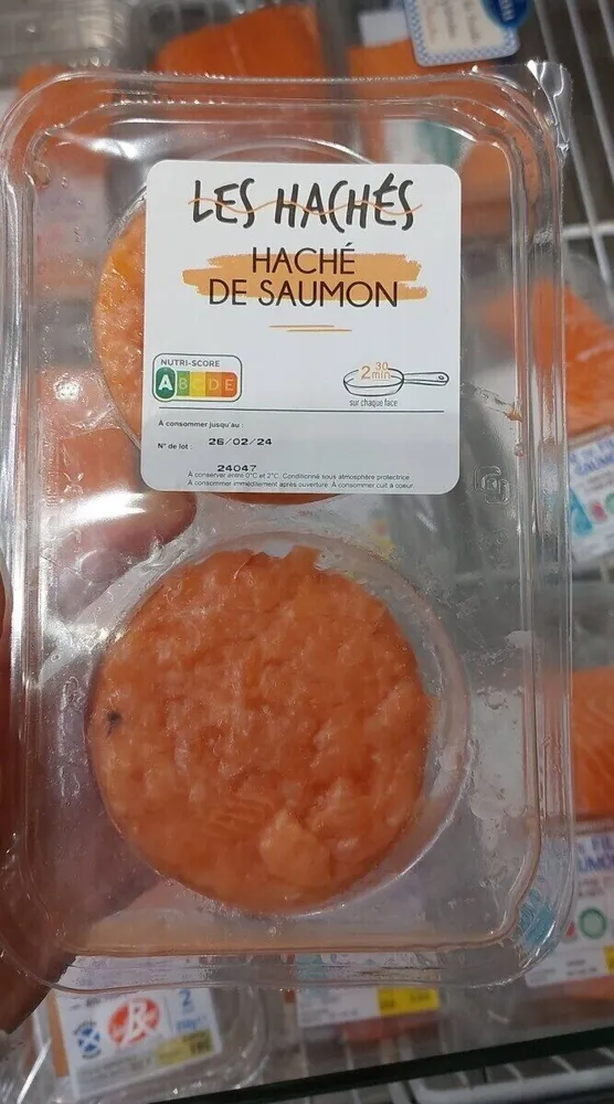 Haché de saumon