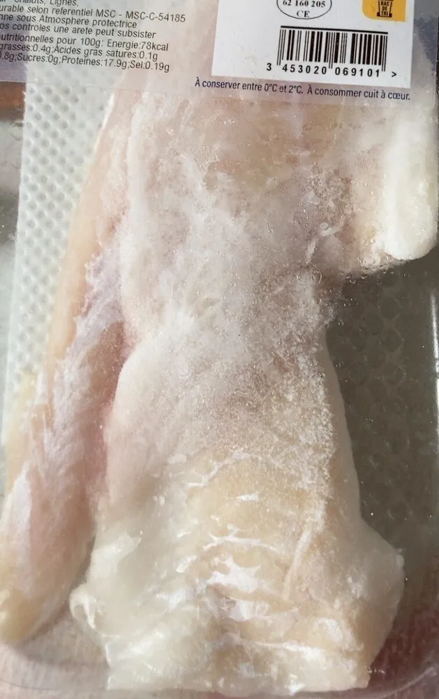 Filet de cabillaud MSC