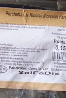 Porchetta à la nicoise (porcelet farci)