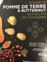 Écrase de pomme de terre et butternut